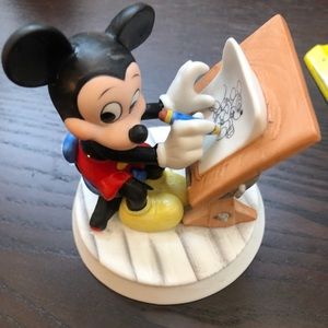 Mickey Mouse self portrait figurine